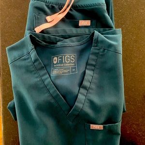 FIGS XS Caribbean Blue